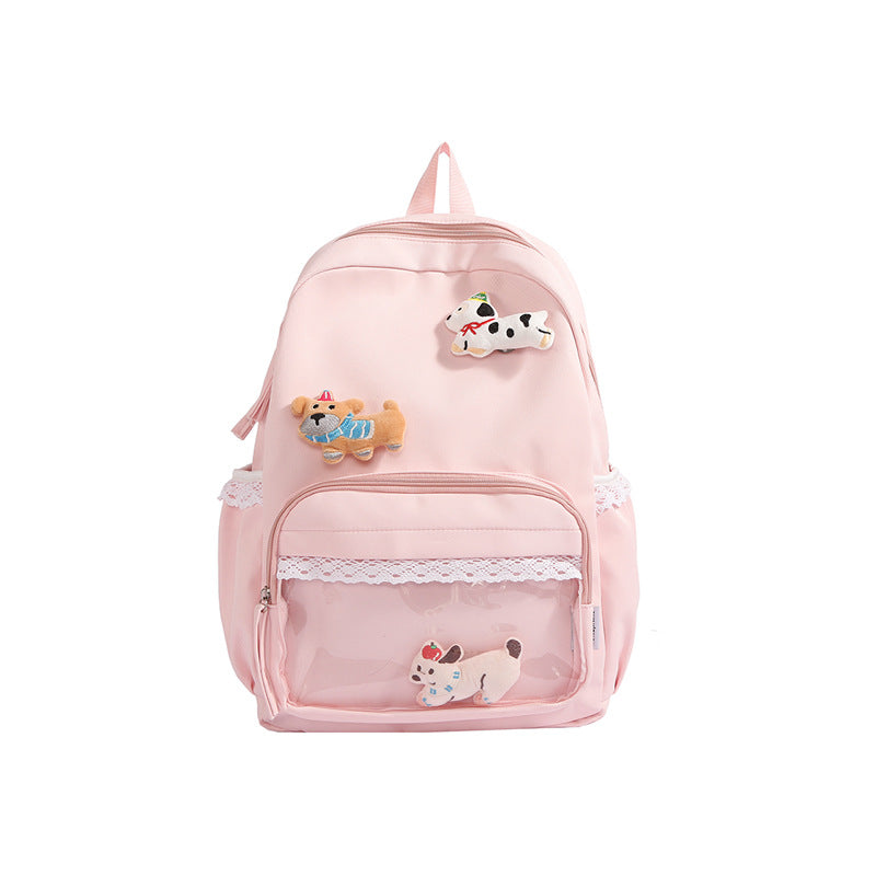 Cute Animal-Themed Embroidered Backpack Kalsten