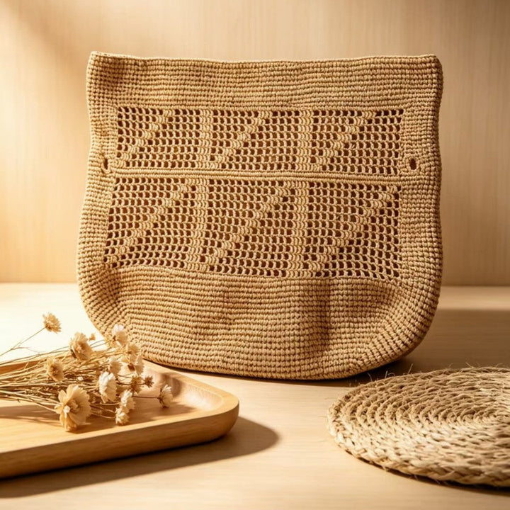Hand-knotted shoulder bag Kalsten