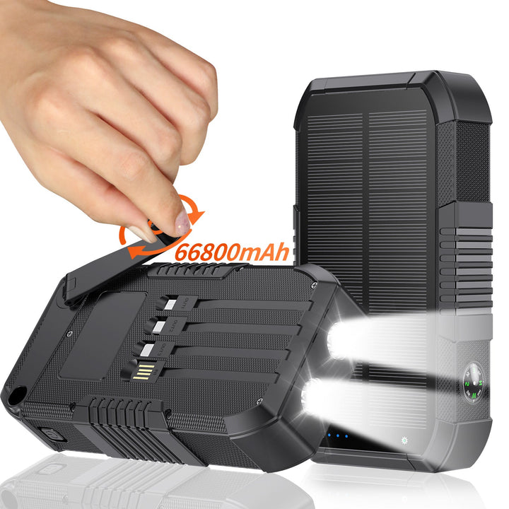 Solar Powerbank with 66800Mah and LED lamp Kalsten