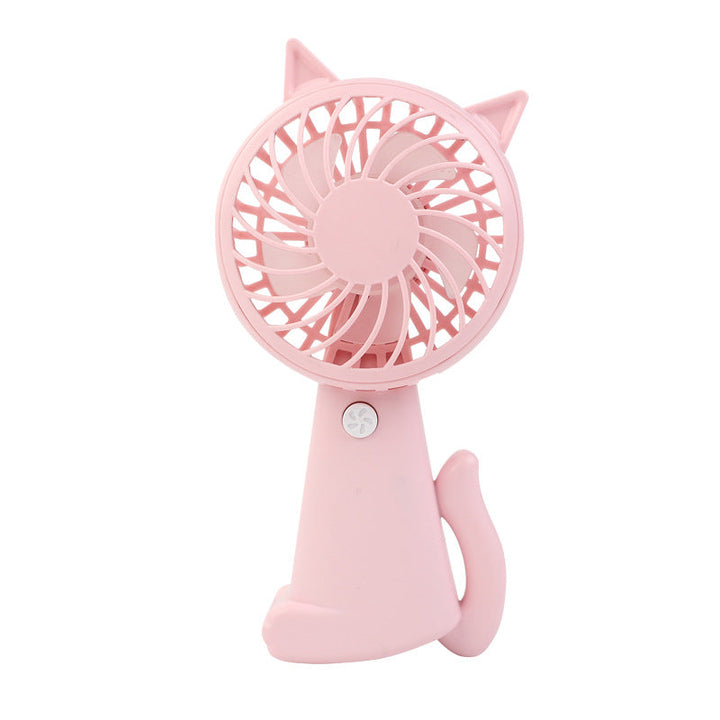 Women's Portable Hand Fan in Cat Design Kalsten