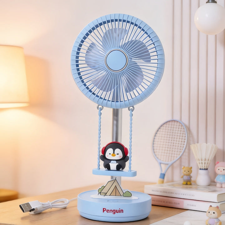 Women's Portable USB Desk Fan with Cute Design Kalsten