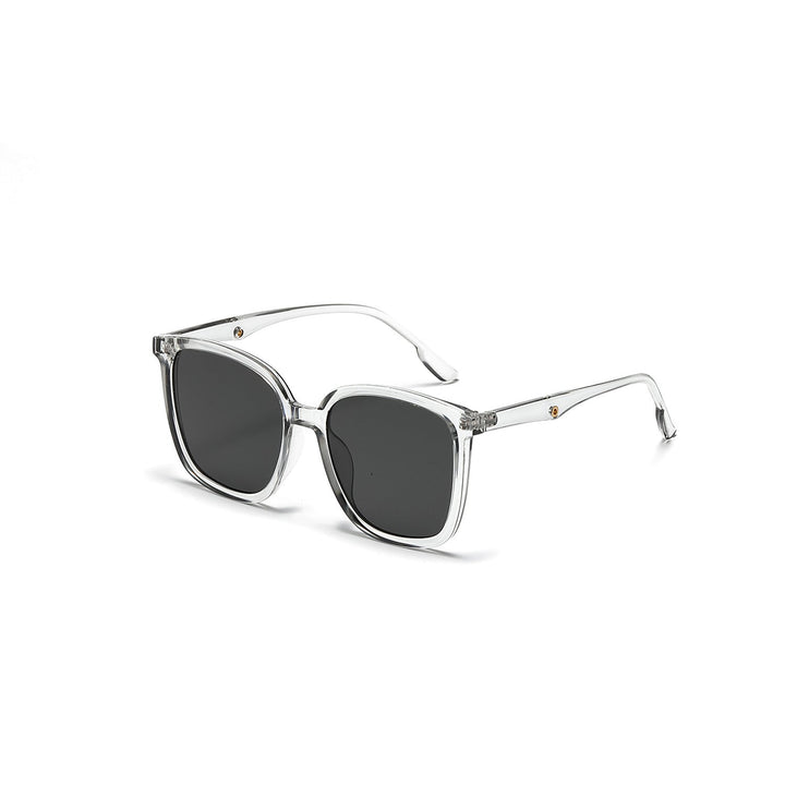 Women's stylish square sunglasses with clear frame and polarized lenses Kalsten