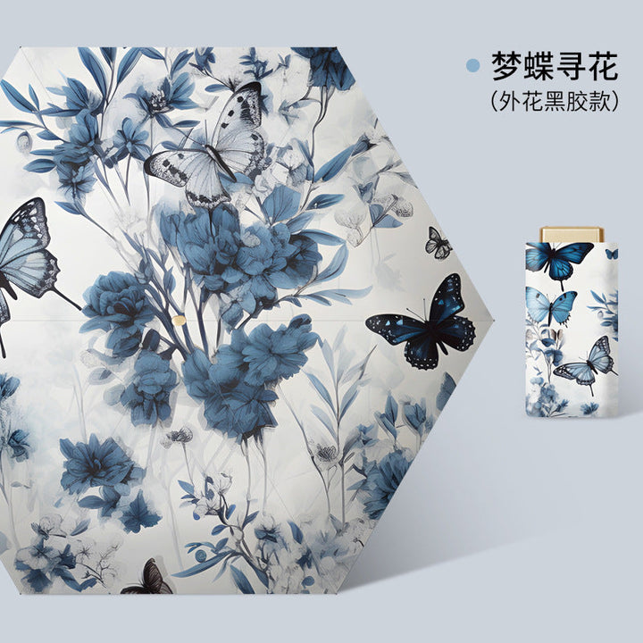 Ladies elegant umbrella with floral design Kalsten