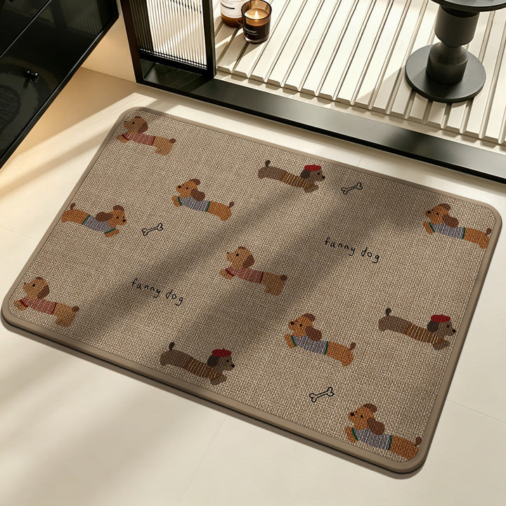 Funny Dog Character Doormat Kalsten