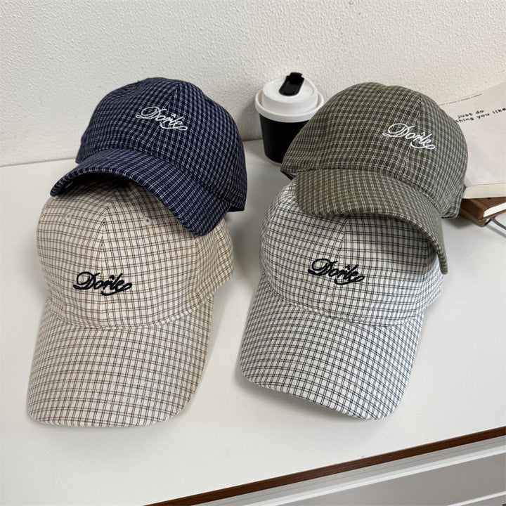 Men's Casual Checkered Baseball Cap Kalsten