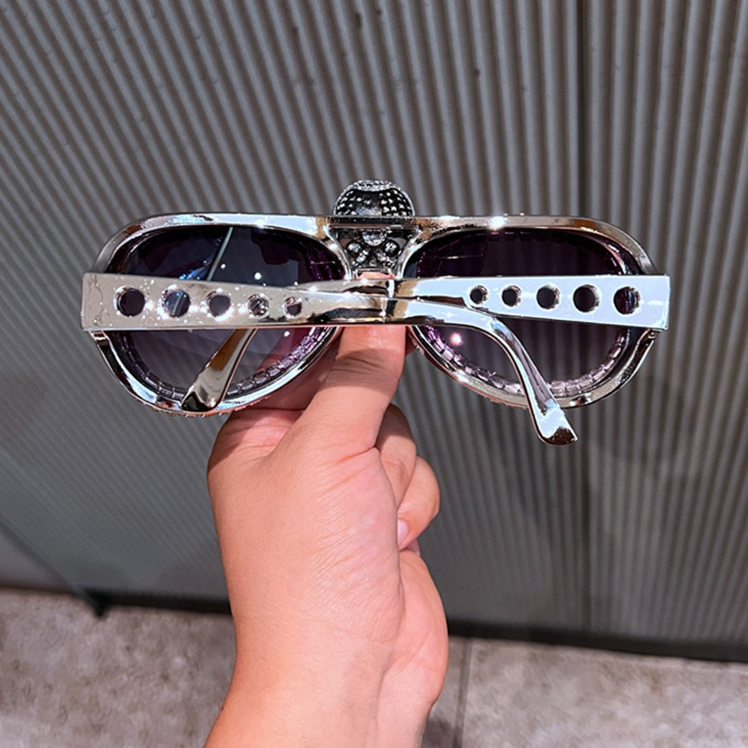 Women's statement sunglasses with eye-catching skull design and sparkling crystal detailing Kalsten