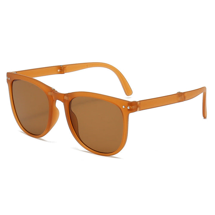 Ladies trendy sunglasses with multifaceted frame Kalsten