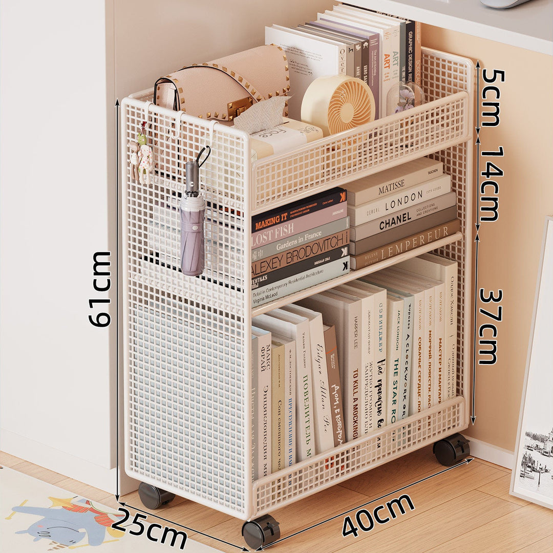 Wire Mesh Bookshelf Organizer Kalsten