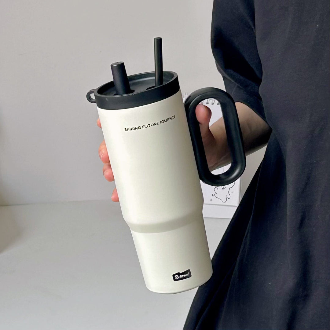 Women's thermos cup with practical double drinking system Kalsten