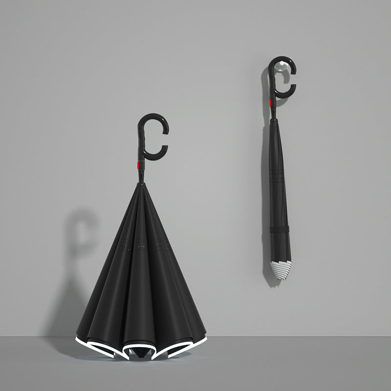 Ladies innovative mini folding umbrella with ergonomic handle Kalsten