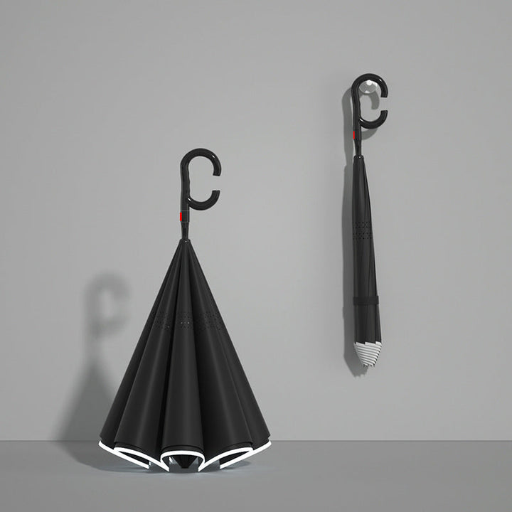 Ladies innovative mini folding umbrella with ergonomic handle Kalsten