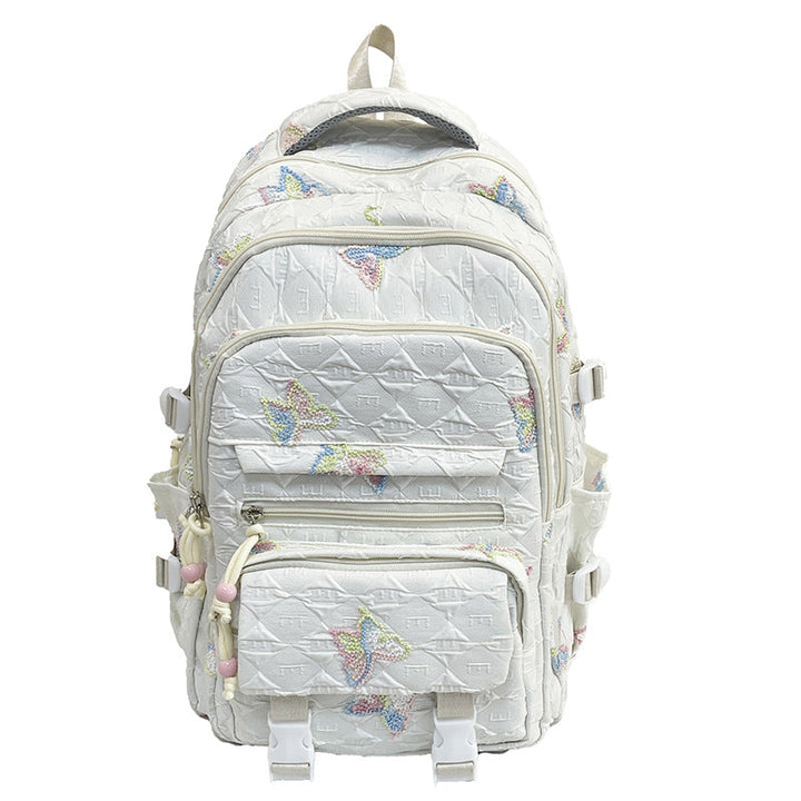 Stylish Butterfly Embellished Backpack