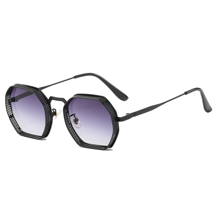 Women’s sunglasses with unique octagonal metal frame Kalsten