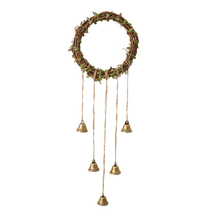 Decorative Wreath with Hanging Bells Acalora