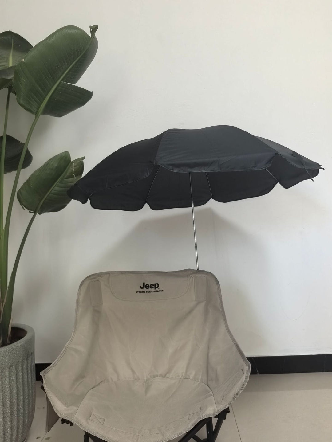 Women's Adjustable Beach Sunshade Umbrella with Ground Anchor Kalsten
