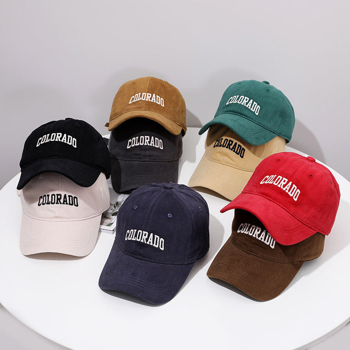 Women's fashionable cotton cap with embroidered lettering Kalsten