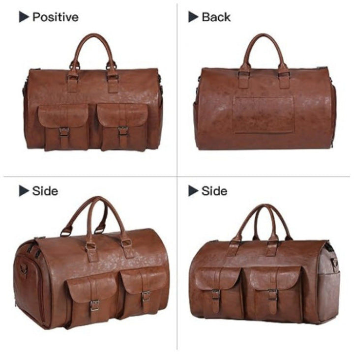 Elegant Travel Bag in Vintage Look with Multiple Pockets Kalsten