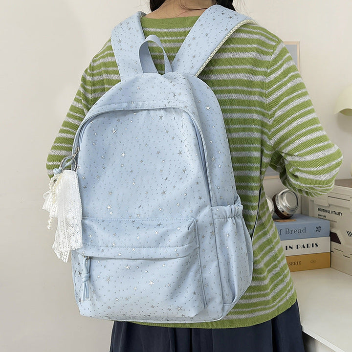 Star-Printed Stylish Backpack Kalsten