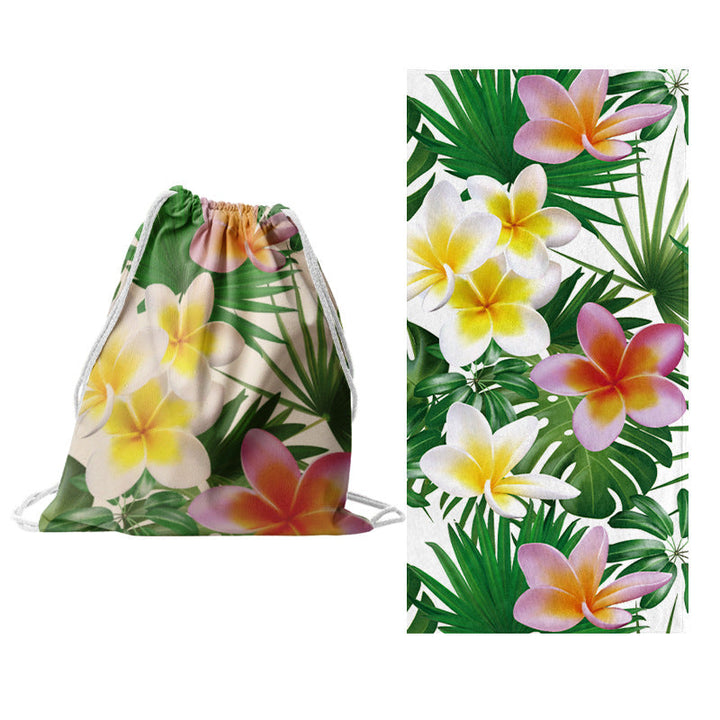 Sporty tote bag with floral design Kalsten