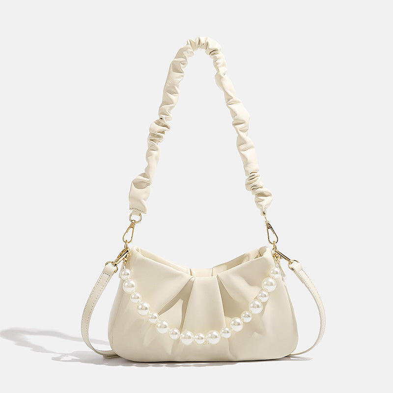 Elegant Pearl-Accent Sling Bag Kalsten