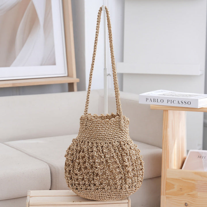 Handmade Macrame Bag with Open Structure Kalsten