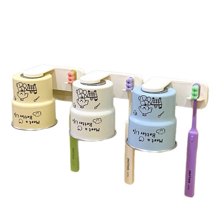 Wall-mounted toothbrush holder with cute animal design Kalsten