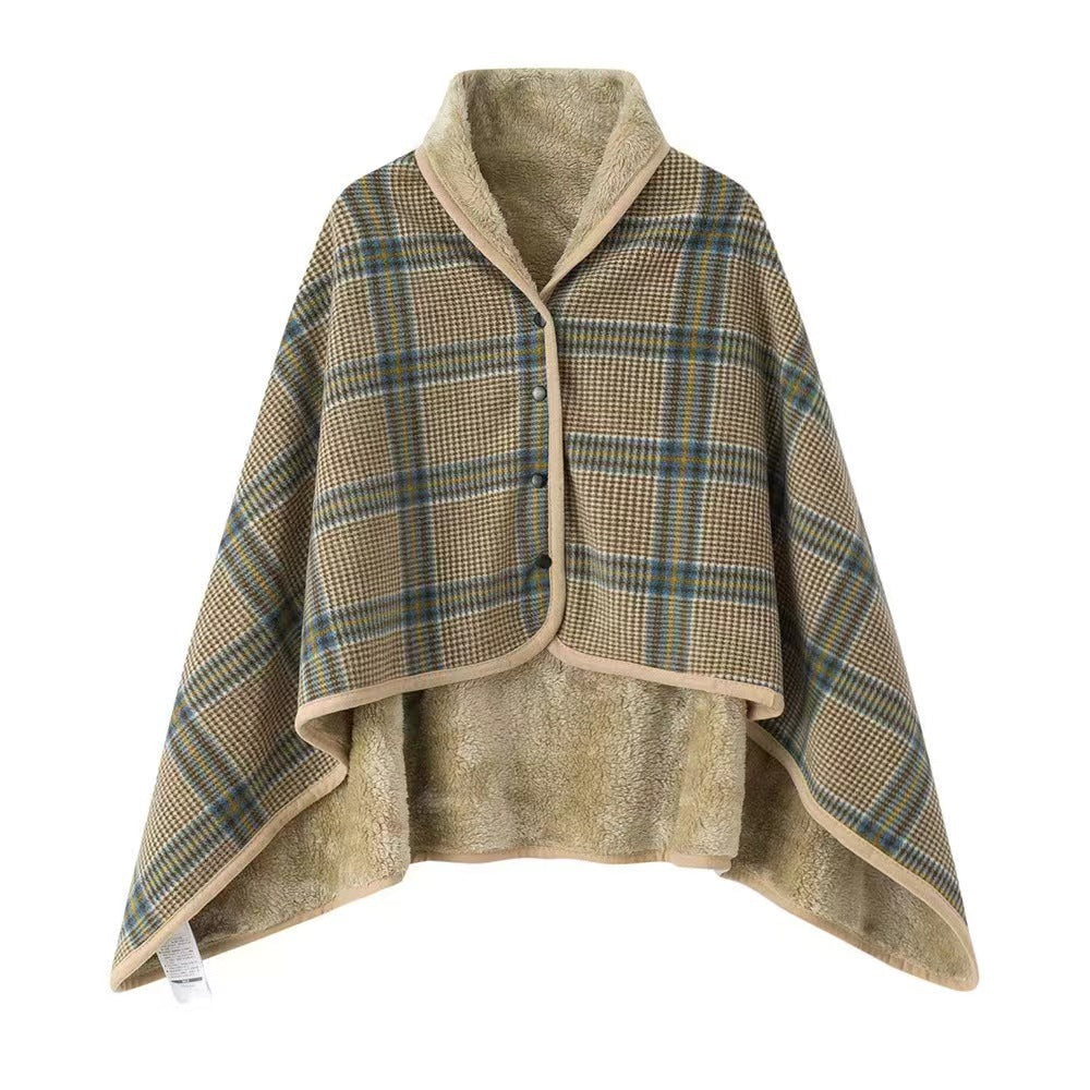 Women Cozy Blanket Poncho Kalsten
