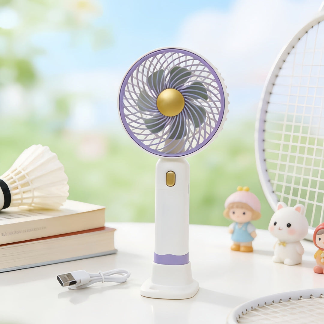 Ladies Portable Handheld Fan with Variable Speed Mode Kalsten