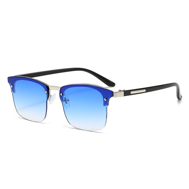 Ladies elegant square sunglasses with metallic accents Kalsten