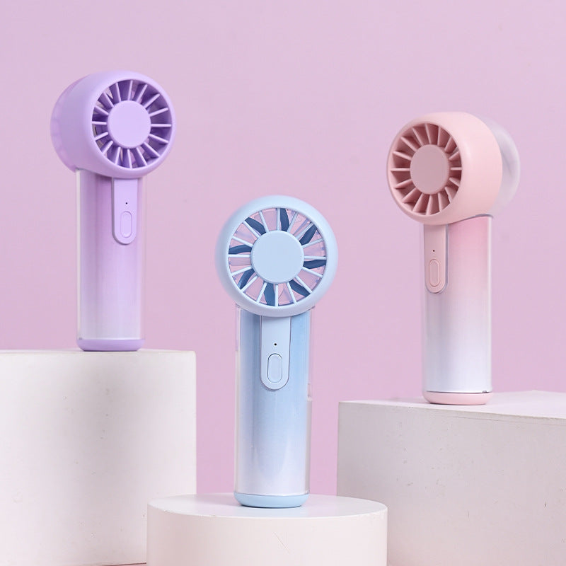 Unisex nano compact portable handheld fan rechargeable via USB with quiet operation and ergonomic grip Kalsten
