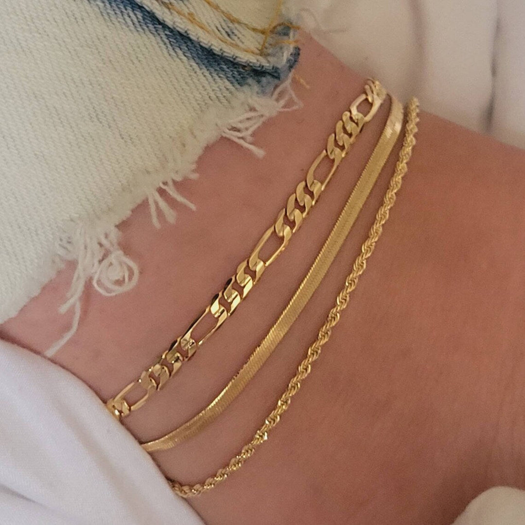 Elegant Double Chain Anklet Kalsten