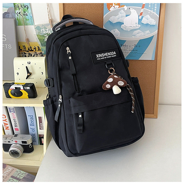 Multi-Pocket Casual School Backpack