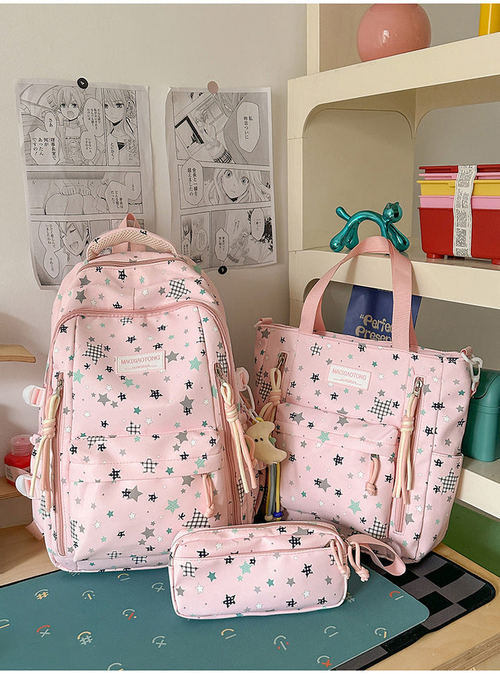 Starry Pattern School Backpack Set Kalsten