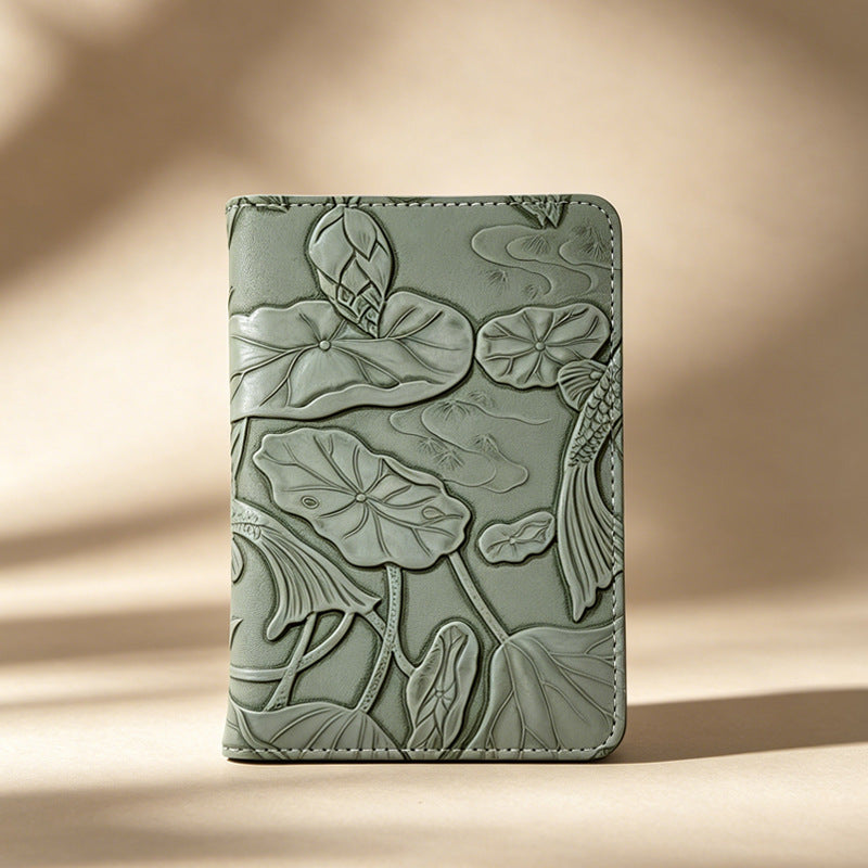 Women Faux Leather Wallet with Floral Embossing Kalsten