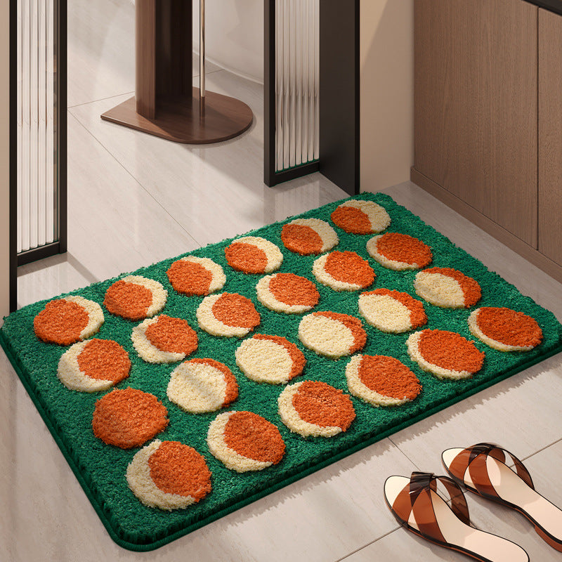Fun and Playful Egg Pattern Bath Mat Kalsten