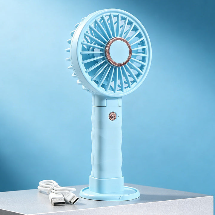 Women's portable handheld fan with powerful battery and innovative spray function Kalsten