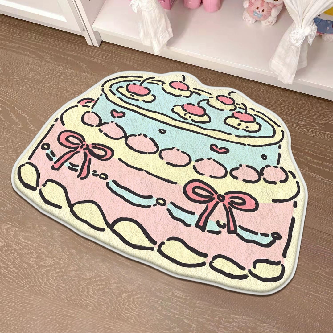 Children's Playful Cat-Shaped Area Mat Kalsten