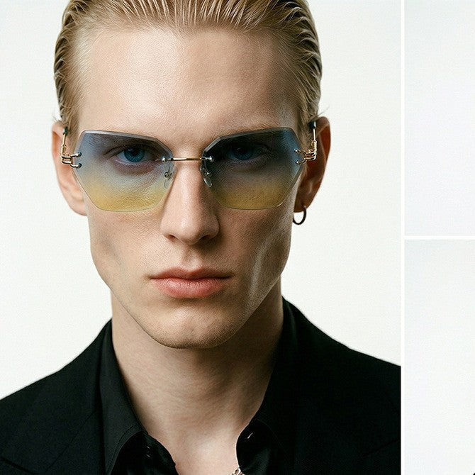 Women's modern sunglasses with stylish hexagonal frame Kalsten