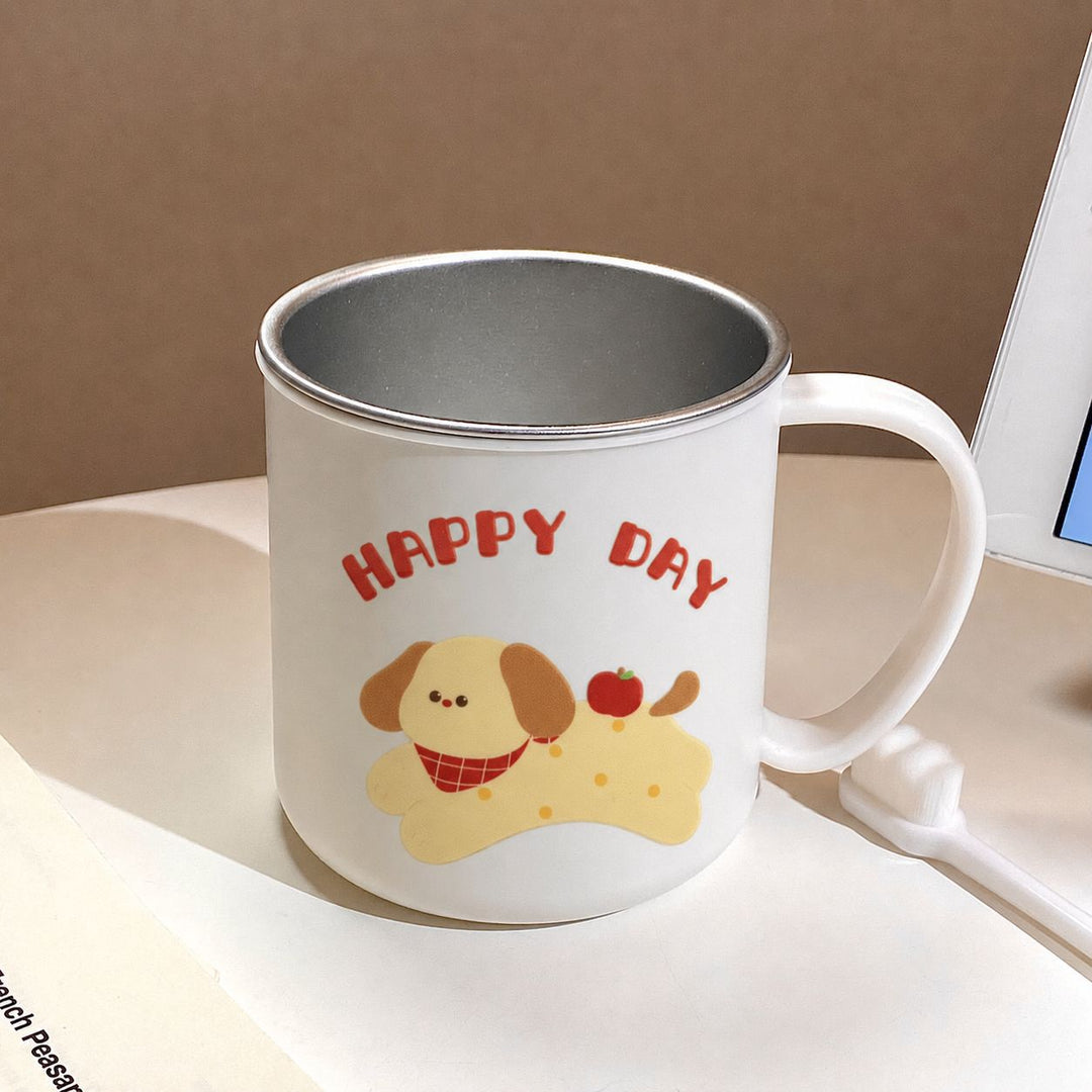 Ceramic mug with playful cat motif and cheerful inscription Kalsten