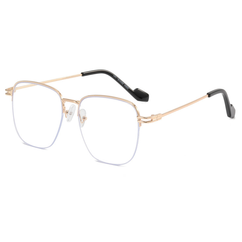 Women Designer Glasses with Square Frame and Glossy Metal Structure Kalsten