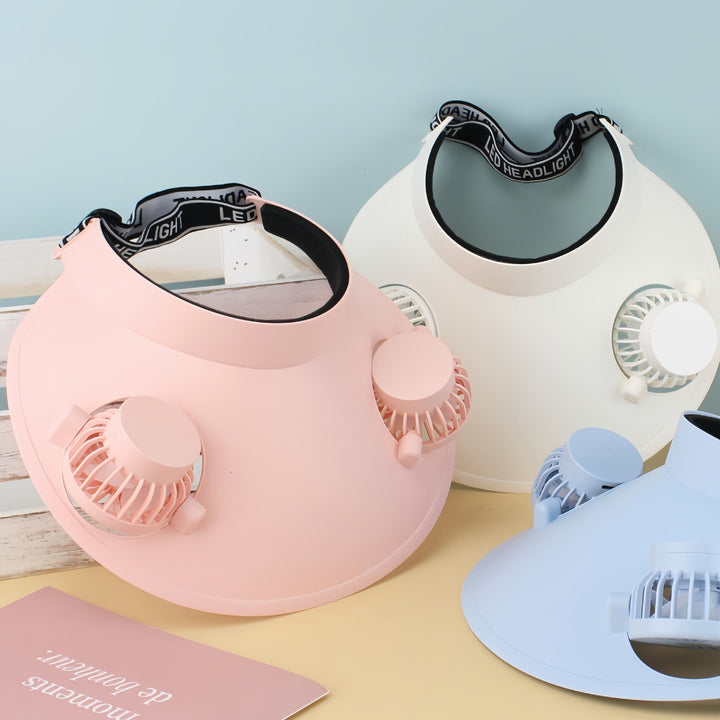 Ladies Portable Cooling Mask with Integrated Fan Function Kalsten
