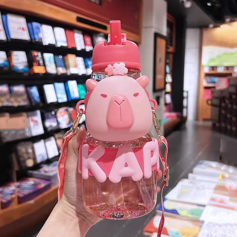 Women’s water bottle with interactive design and stylish character element Kalsten