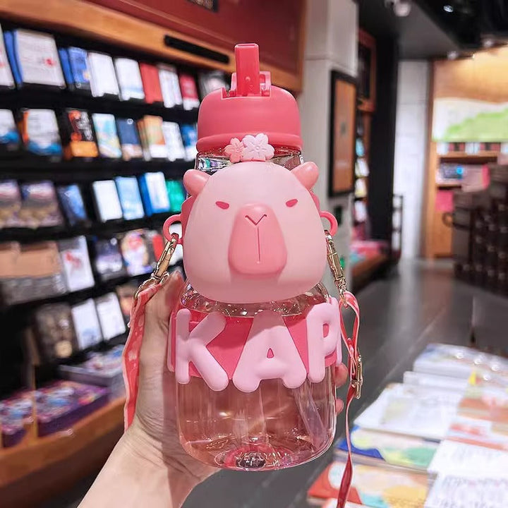 Women’s water bottle with interactive design and stylish character element Kalsten
