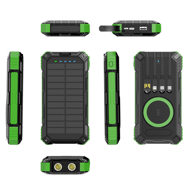 Solar Powerbank With Integrated LED Light Kalsten