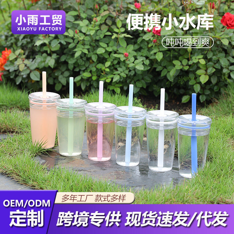 Ladies Insulated Drinking Cup with Sturdy Silicone Straw Kalsten