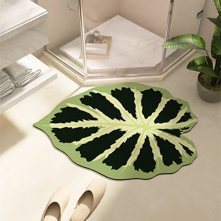 Leaf-Shaped Bath Mat Kalsten