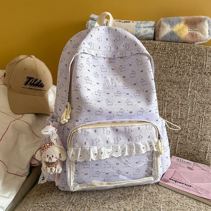 Cute Embroidered Backpack