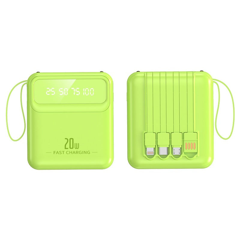 Portable power bank with integrated multifunction charging technology Kalsten