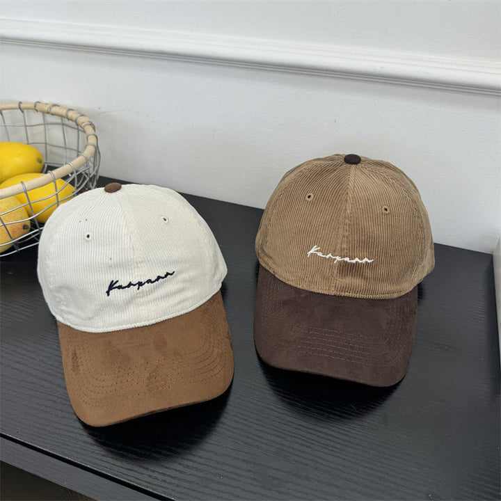 Men's Corduroy Brimmed Baseball Cap Kalsten