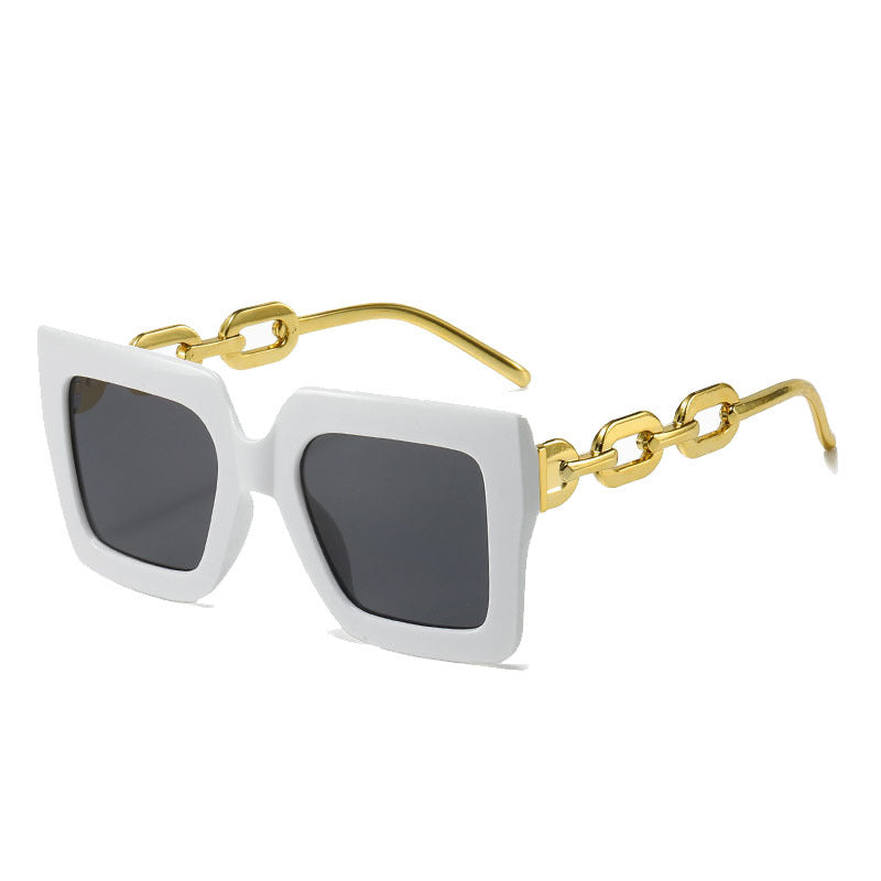 Women's sunglasses with eye-catching chain frame Kalsten